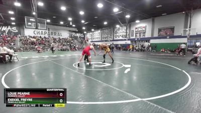 144 lbs Semifinal - Exekiel Freyre, Temecula Valley vs Louie Pearne, Murrieta Valley