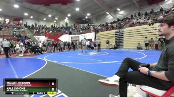 165 lbs Cons. Round 1 - Malaki Johnson, Hawkstyle Wrestling Club vs Kale Symons, M3 Wrestling Academy