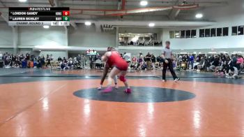 125 lbs Champ. Round 3 - London Gandy, Flossmoor (Homewood-F.) vs Lauren Mobley, Marysville High School