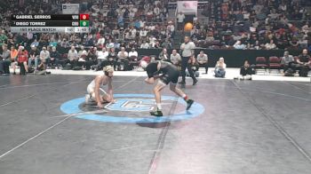 5A 132 lbs 1st Place Match - Diego Torrez, Cibola vs Gabriel Serros, Volcano Vista