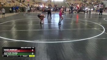 112 lbs Quarterfinal - Kacey Barecky, Tullahoma Take Down Club vs Kaytlyn Young, Rabbit Wrestling Club