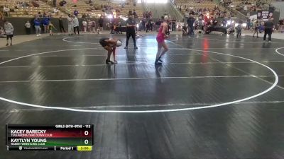 112 lbs Quarterfinal - Kacey Barecky, Tullahoma Take Down Club vs Kaytlyn Young, Rabbit Wrestling Club