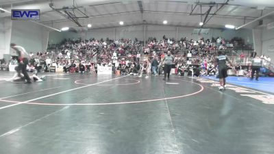 100 lbs Quarterfinal - Drey Johnson, Pitbull Wrestling Academy vs Mason Delk, Honey Badgers Wrestling Club