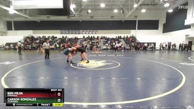 138 lbs Cons. Round 2 - Carson Gonzalez, Chaparral vs Ben Mejia, Etiwanda