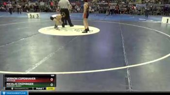 106 lbs Quarterfinal - Nicolas Enzminger, Bismarck Legacy vs Vernon Copenhaver, Williston