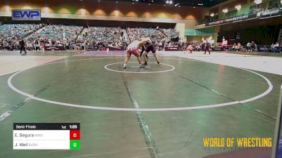 200 lbs Semifinal - Enrique Segura, Wright Wrestling Academy vs Joseph Weil, Burns Oregon