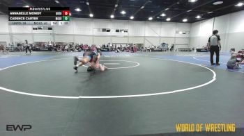 130 lbs Rr Rnd 1 - Annabelle Mowdy, Untouchables Girls RED vs Cadence Carter, Mojo 7-12