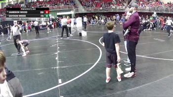 65 lbs Champ. Round 1 - Jameson Wood, CWO vs Zaydon Wiese, 2TG