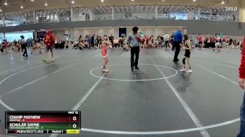 48 lbs Round 5 (6 Team) - Schuler Sayne, Crossroads Wrestling vs Champ Mayhew, Irontide