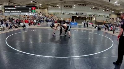 190 lbs Placement (4 Team) - Jay Eversole, Lakeway Christian Academy vs Jonah Bumgarner, Chattanooga Christian School