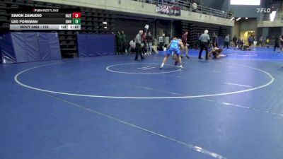 152 lbs Final - Simon Zamudio, Hazelton vs Leo Foreman, University Park