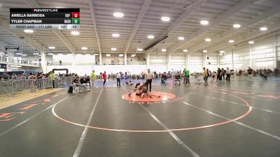 111 lbs Consi Of 8 #2 - Ariella Barbosa, Top Flight Wrestling Academy vs Tyler Chapman, Nashoba