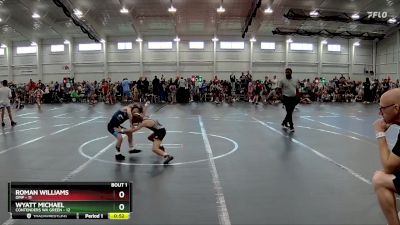 48 lbs Finals (2 Team) - Wyatt Michael, Contenders WA Green vs Roman Williams, OMP