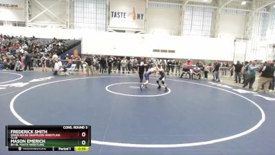 85 lbs Cons. Round 3 - Mason Emerich, BH-BL Youth Wrestling vs Frederick Smith, Grain House Grapplers Wrestling Club
