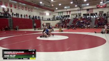 144 lbs Cons. Semi - Brenden McCullough, Davenport Central JV vs Gaige Miller, Wahlert, Dubuque