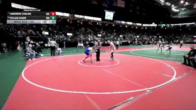 134 lbs Champ. Round 1 - Andrew Childs, CRT2 vs Rylan Karr, Unattached