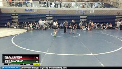 105/HWT Round 3 - Breonna Apodaca, Idaho Gold vs Tinley Anderson, Emmett Wrestling Club