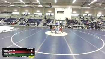 141 lbs Semifinal - Josh Wilson, Greensboro vs Ryan Kozdra, Springfield