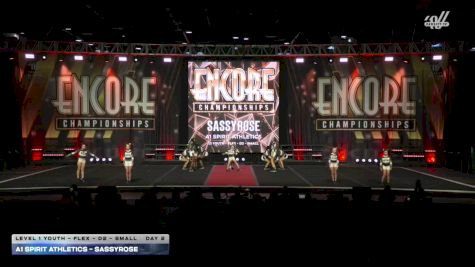 A1 Spirit Athletics - SassyRose [2025 L1 Youth - Flex - D2 - Small Day 2] 2025 Encore Grand Nationals