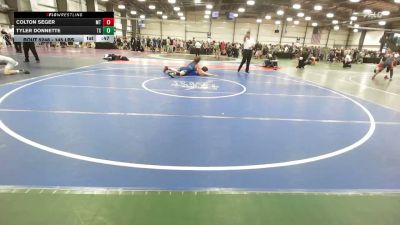 145 lbs Consi Of 64 #2 - Colton Seger, MT vs Tyler Donnette, TX