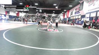 157 lbs Champ. Round 1 - Brock Kenney, Trabuco Hills vs Eddie Rodriguez, Indian Springs