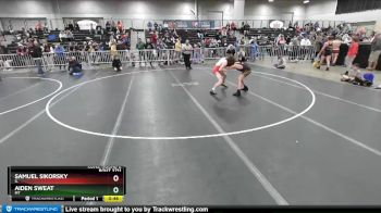 100 lbs Cons. Round 2 - Samuel Sikorsky, IL vs Aiden Sweat, MT