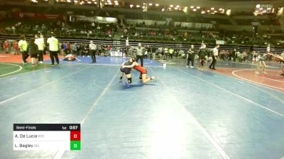 106 lbs Semifinal - Alessia De Lucia, Red Nose Wrestling School vs Lydia Bagley, Del Val