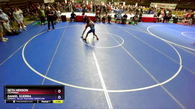 130 lbs 3rd Place Match - Seth Henson, California vs Daniel Guerra ...