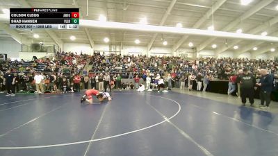 138B lbs Cons. Rd Of 16 - Colson Clegg, American Fork vs Shad Hansen, Pleasant Grove