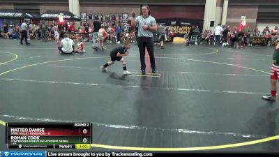 Round 2 (4 Team) - Roman Cook, Contenders Wrestling Academy Green vs Matteo Danise, Steel Valley Renegades