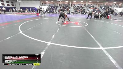 197 lbs Champ. Round 1 - Jayden Allen-Winston, Indian Hill Community College vs Omari Smith, Oklahoma City