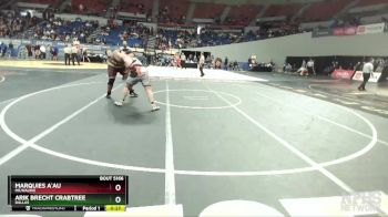 5A-285 lbs Cons. Round 1 - Arik Brecht Crabtree, Dallas vs Marquies A`au, Milwaukie