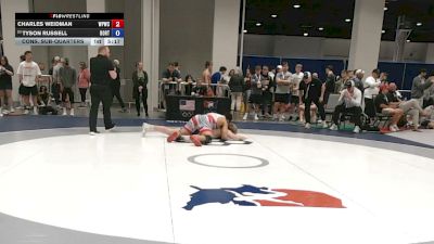 125 kg Cons. Sub-quarters - Charles Weidman, West Point Wrestling Club vs Tyson Russell, Boilermaker RTC