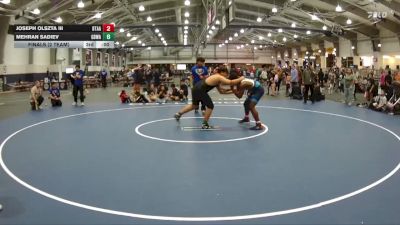 160+ Finals (2 Team) - Aiden Sadeghi, Gracie Barra Westchase Wrestling Club vs Isaiah Joe Foster, Best Trained X All American - Red