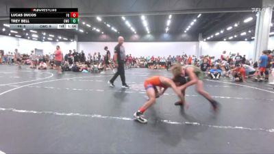 67 lbs Round 6 (8 Team) - Trey Bell, Cleveland Wrestling Club vs Lucas Ducos, Florida Rage