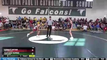 113 lbs Round 2 - Garrett Ritter, East Limestone vs Matthew Dupree, Scottsboro