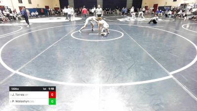 139 lbs Quarterfinal - Jason Torres, Malvern Prep vs Pat Woloshyn, Council Rock South