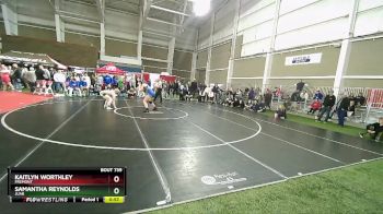 140 lbs Cons. Round 5 - Samantha Reynolds, Juab vs Kaitlyn Worthley, Fremont