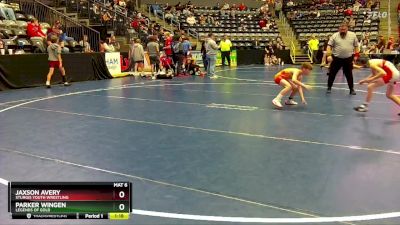 75 lbs 2nd Place Match - Jaxson Avery, Sturgis Youth Wrestling vs Parker Wingen, Legends Of Gold