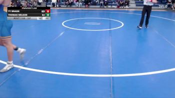 157 lbs Round 2 - Ty Braun, Norton Community HS vs Thomas Nelson, Klein