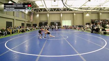 106 lbs Quarterfinal - Christian Bernal Mendoza, Fairfield Warde vs Zack Dixon, Xavier
