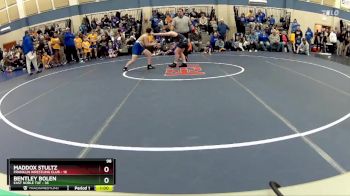 98 lbs Round 3 (10 Team) - Bentley Bolen, East Noble TUF vs Maddox Stultz, Franklin Wrestling Club