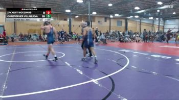 149 lbs Champ. Round 2 - Zackery Motzukus, Unattached vs Christopher Villanueva, Unattached