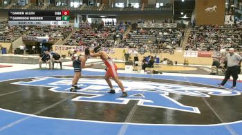 190 lbs Cons. Round 5 - Garrison Messer, Ohio County vs Darien Allen, Dupont Manual