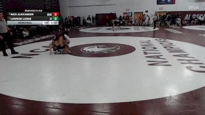 174 lbs Semifinal - Lawson Losee, Upper Iowa vs Nick Alexander, Augsburg