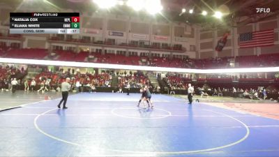 138 lbs Cons. Semi - Natalia Cox, New Plymouth vs Eliana White, Emmett