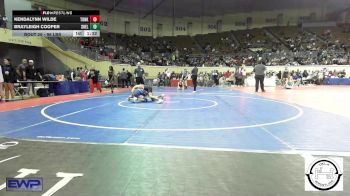 96 lbs Round Of 16 - Kendalynn Wilde, Tonkawa vs Brayleigh Cooper, Shelton Wrestling Academy