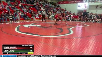 165 lbs Placement Matches (8 Team) - Daniel Smiley, Glynn Academy vs Xavier Souder, Woodward Academy