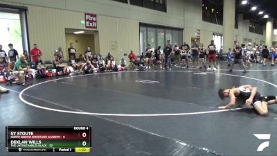 95 lbs Round 4 (6 Team) - Deklan Wills, The Untouchables Black vs Sy Stoute, North Desoto Wrestling Academy