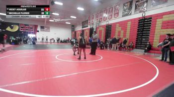 155 lbs Champ. Round 1 - Michelle Flores, Rio Mesa vs Vicky Aguilar, Segerstrom